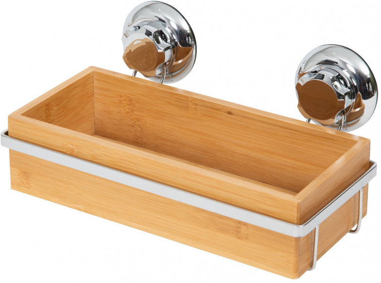 douche- en badrekje 27,6 cm bamboe wit