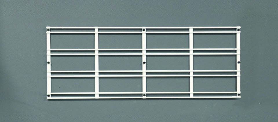 draagrooster Walltech 70,5 x 25 cm staal wit