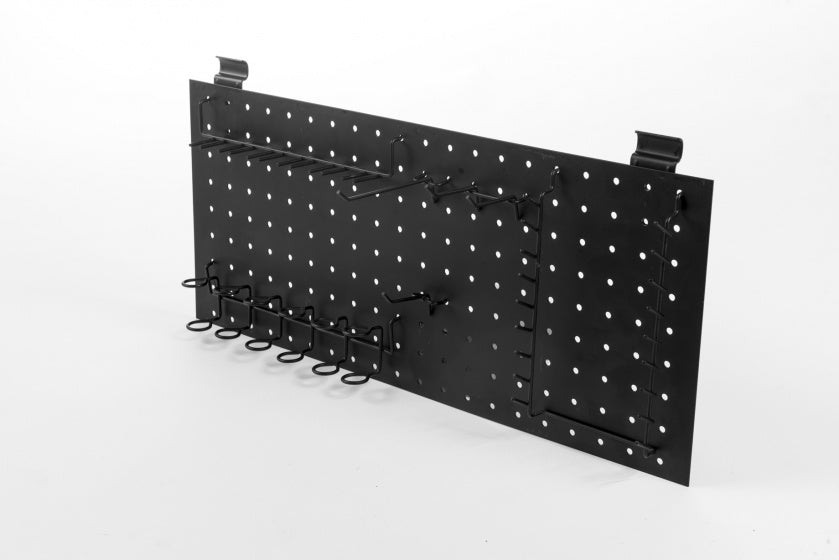 haken garagepaneel Walltech staal zwart 10-delig