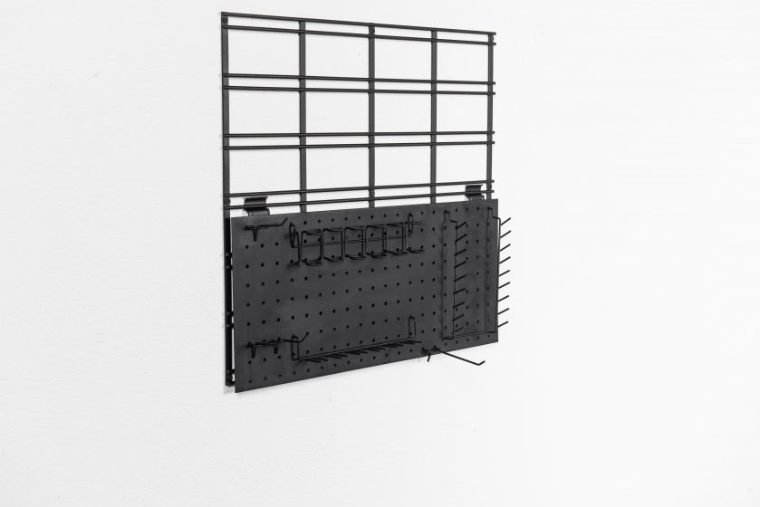 haken garagepaneel Walltech staal zwart 10-delig