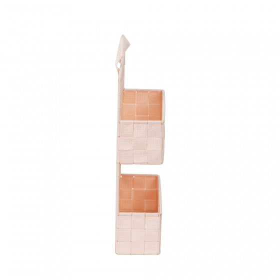 hangende opbergmand bristol 37 x 21 cm nylon rose l