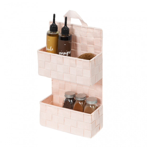 hangende opbergmand bristol 37 x 21 cm nylon rose l