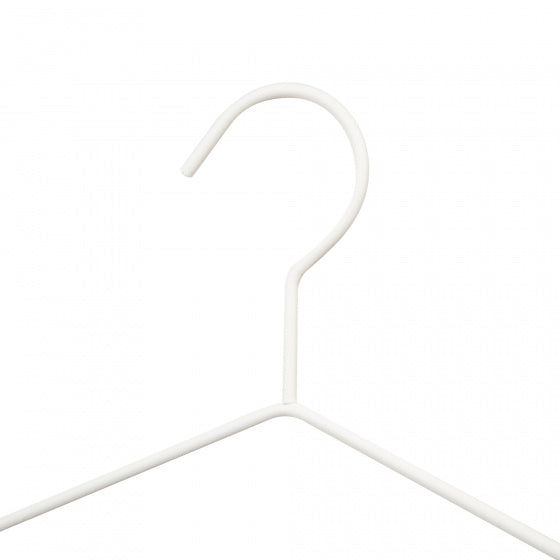 kledinghangers Helsinki 42 cm hout wit/blank 2 stuks