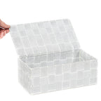opbergmand toronto 27 x 15 x 11 cm nylon wit l