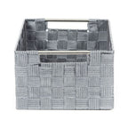 opbergmand toronto 32 x 24 x 15 cm nylon grijs l
