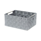 opbergmand toronto 32 x 24 x 15 cm nylon grijs l