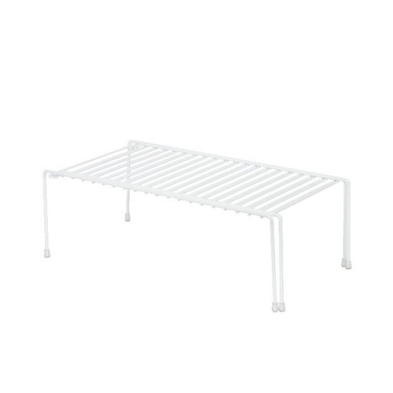 opbergplank 41,5 - 73,7 cm staal wit