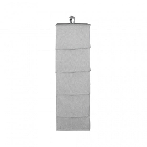 organizer Boston 5-vaks 105 x 30 x 30 cm PP grijs