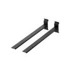 plankdragers Walltech 38,7 cm staal zwart 2 stuks