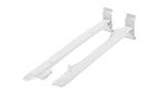 plankdragers Walltech 38,7 x 8,7 cm staal wit 2 stuks