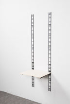 plankdragers Walltech 38,7 cm staal zwart 2 stuks