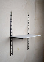 plankdragers Walltech 38,7 cm staal zwart 2 stuks