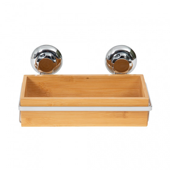 douche- en badrekje 27,6 cm bamboe wit
