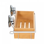 douche- en badrekje 27,6 cm bamboe wit