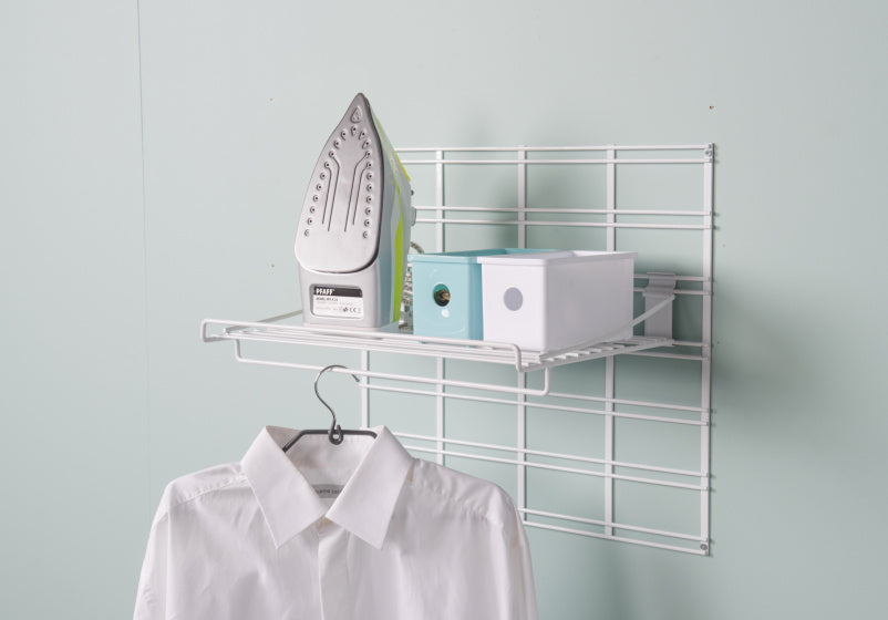 wandrek Walltech 69.5 x 44.2 cm staal wit