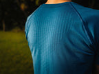 sportshirt SS heren polyamide/polyester blauw mt XL