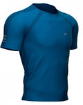 sportshirt SS heren polyamide/polyester blauw mt XL
