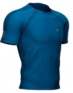sportshirt SS heren polyamide/polyester blauw mt XL
