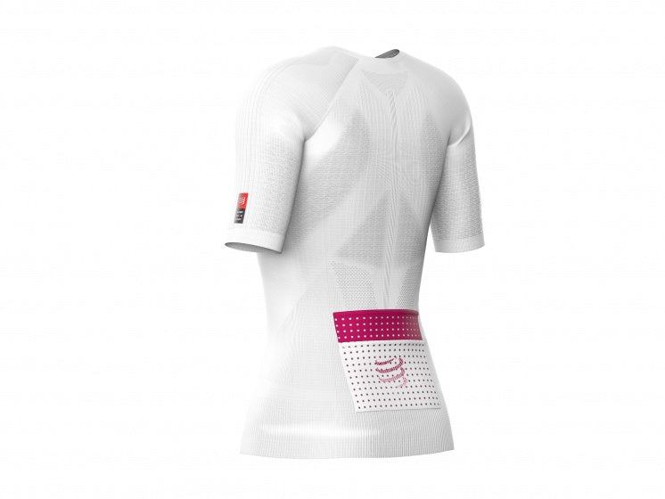 Trail running hardloopshirt dames wit maat XS