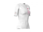 Trail running hardloopshirt dames wit maat XS