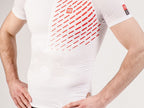 Trail running hardloopshirt heren wit maat XS