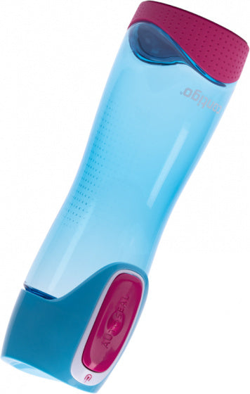 Contigo swish autoseal drinkfles kinderen, waterfles vrij van schadelijke stoffen bpa, 100% lekvrij, vaatwasserbestendig, ideaal voor kinderdagverblijf, kleuterschool, school en sport, 500ml | sky blue