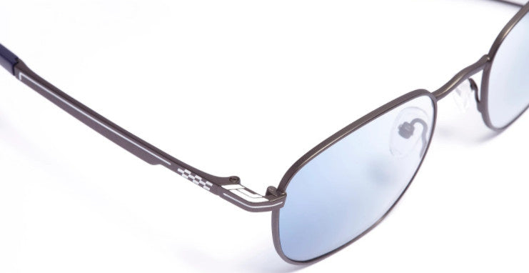 Formula Zonnebril unisex rechthoekig cat. 4 blauw