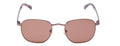 zonnebril unisex rechthoekig cat. 4 bruin