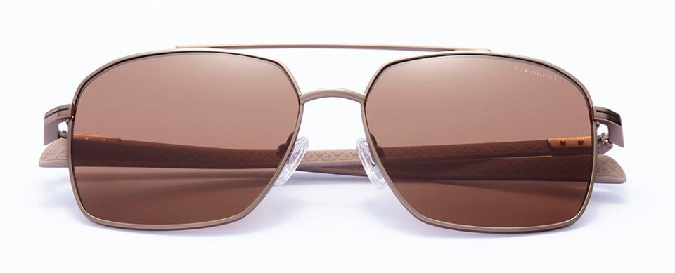 Formula Zonnebril unisex vierkant cat. 4 bruin