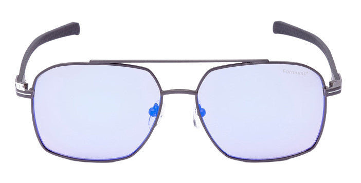 Formula Zonnebril unisex vierkant cat. 4 blauw