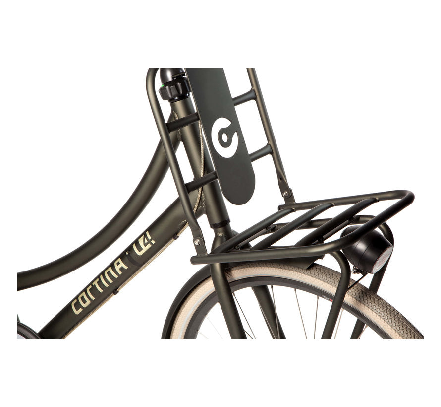 Cortina U4  H 61 cm mat zwart 3 sp remnaaf