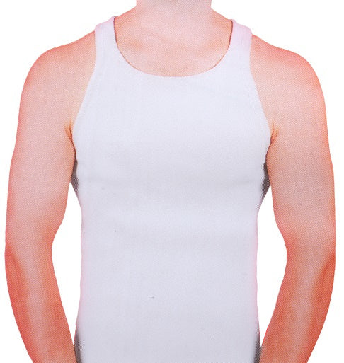 Cotton crown Singlet hemd heren katoen wit 3-delig maat 2XL