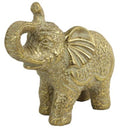 beeld olifant Hanno 20 x 9,5 cm keramiek goud