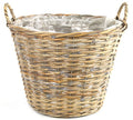 bloempot Minke 40 x 40 x 30 cm hout naturel