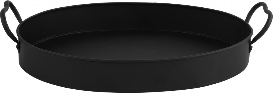 dienblad Ferdie 42 x 28,5 x 9 cm staal zwart