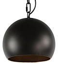 Hi-point Hobson hanglamp 25 x 23 cm E27 nikkel 40W zwart