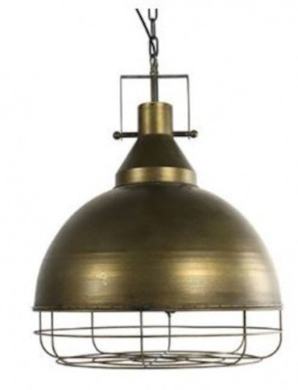 hanglamp Kamillo 31 x 45 cm staal 40W brons