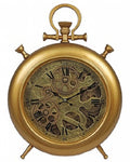 klok Brooks 28,5 x 39,4 cm staal/nikkel goud