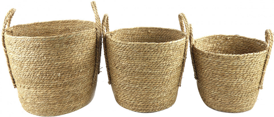 opbergmand mette 36 x 27 cm riet naturel 3-delig