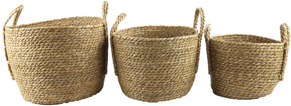 opbergmand mette hoog 38 cm riet naturel 3-delig