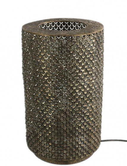 tafellamp Emesto 35 cm E27 staal 40W goud