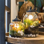 tafellamp Sherryn 15 x 15 x 19 cm E27 glas zwart