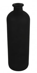 vaas Dawn 33 x 11 cm glas zwart