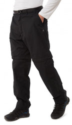 afritsbroek Kiwi Zip-Off Black heren zwart maat 50/M