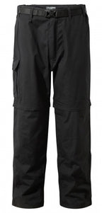 afritsbroek Kiwi Zip-Off Black heren zwart maat 50/M