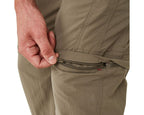 afritsbroek NosiLife Convertible II heren kaki mt 44/XL