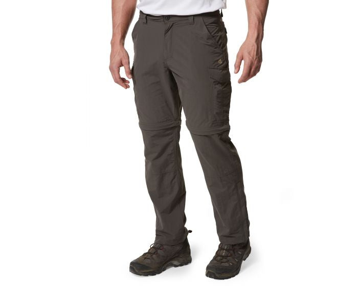 afritsbroek NosiLife Convertible II heren bruin mt 44/XL