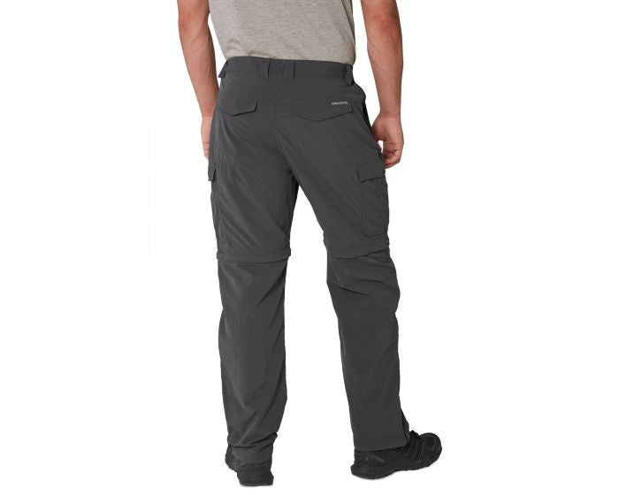 afritsbroek NosiLife Convertible II heren grijs mt 54/S