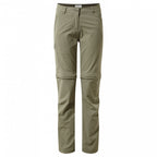 afritsbroek NosiLife Pro II Convertible dames kaki maat 46/L