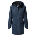 outdoorjas Aird dames polyester donkerblauw mt 40